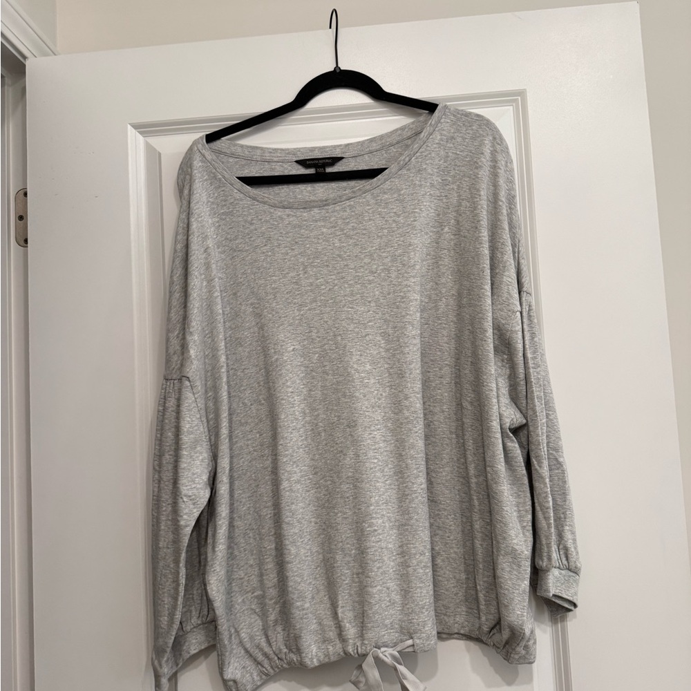 Banana Republic Light Gray Women's Sweatshirt